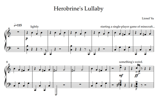 Herobrine's Lullaby